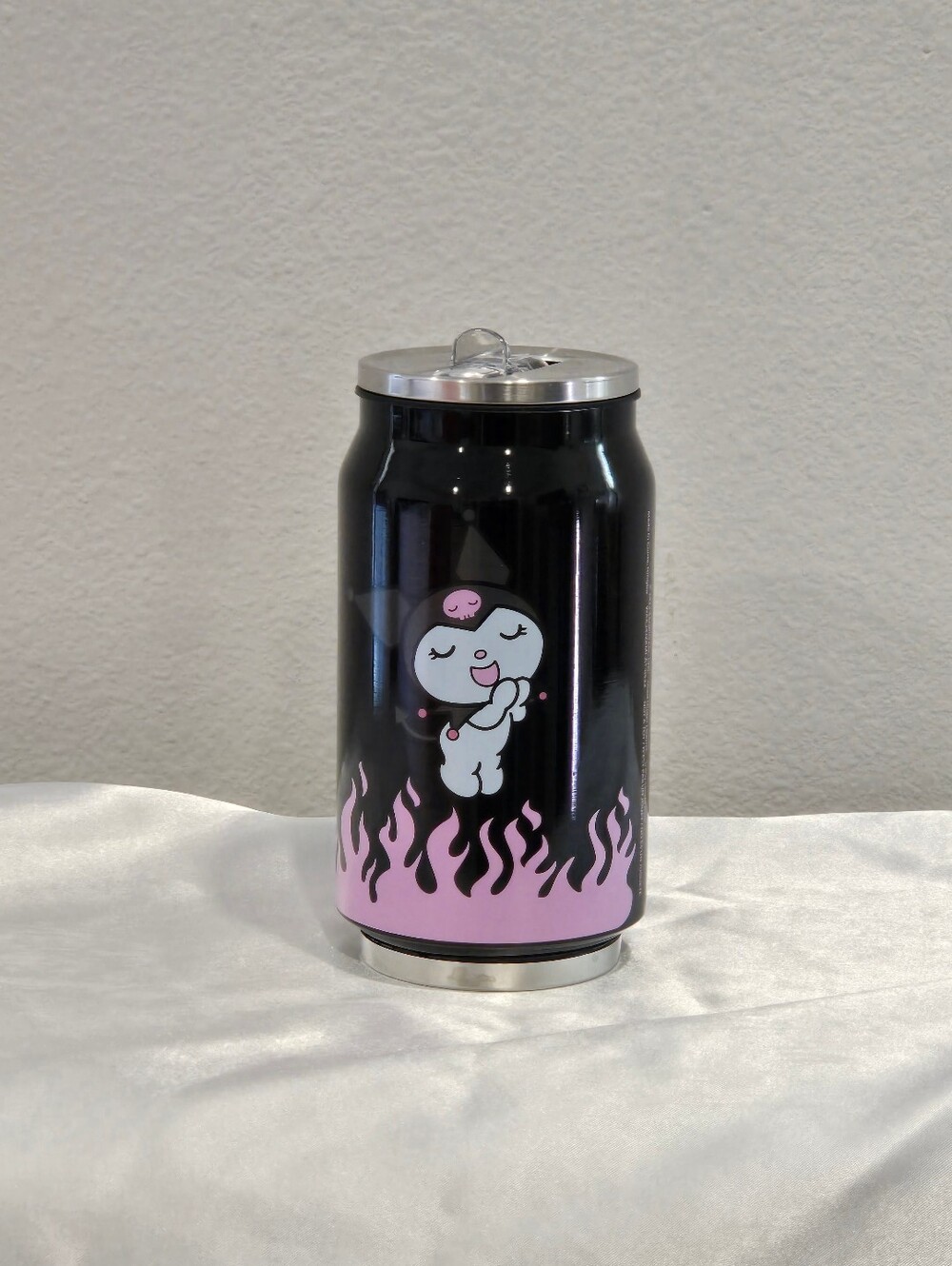 Kuromi Cute Character 12 Ounce Soda Can Tumbler NWOT